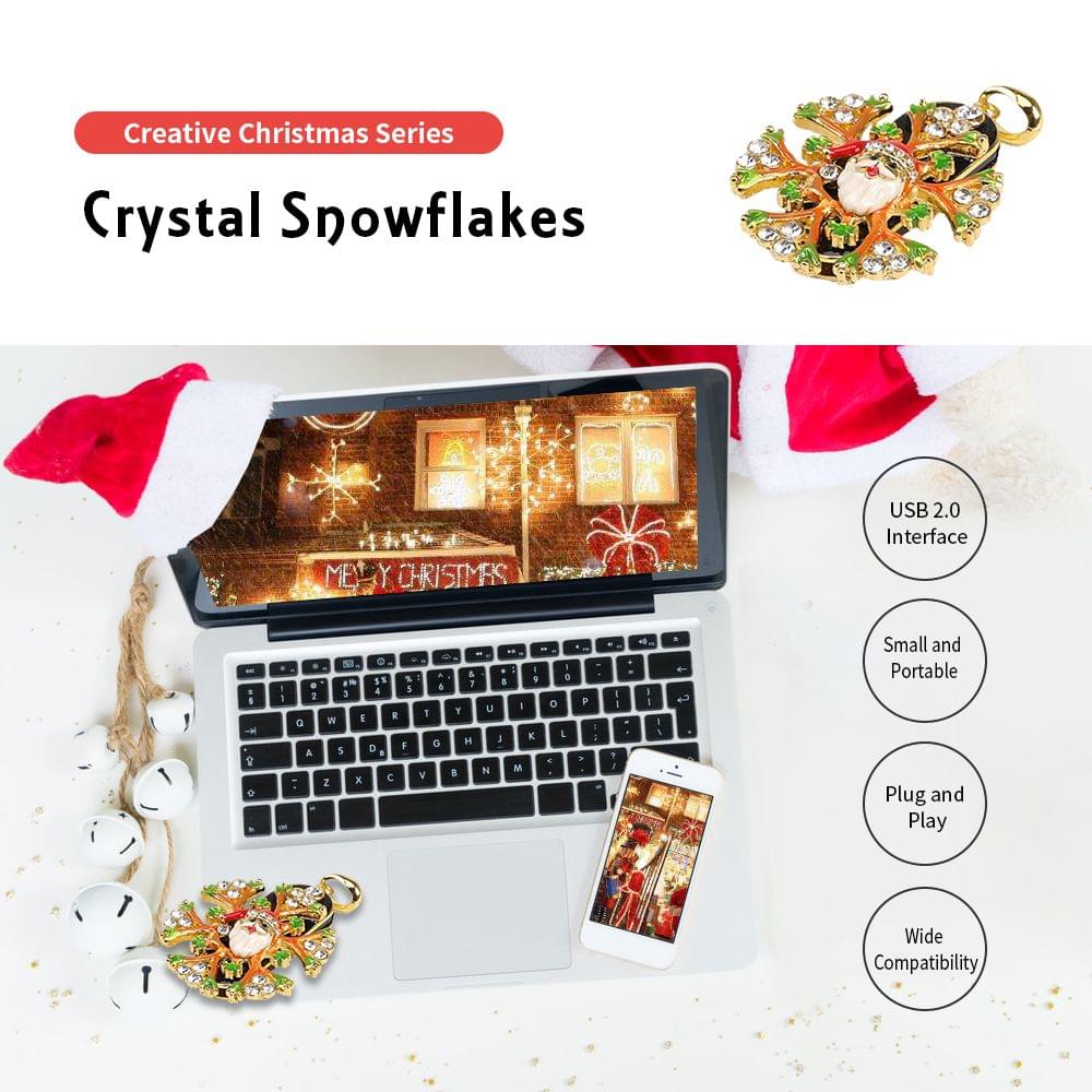 USB 2.0 U Disk Creative Christmas U Disk Portable High-speed - 64GB