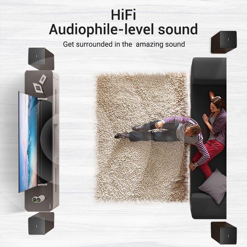 Vention HDMI 2.1 Cable HD Cable with 8K Resolution 4K@120Hz - 1m