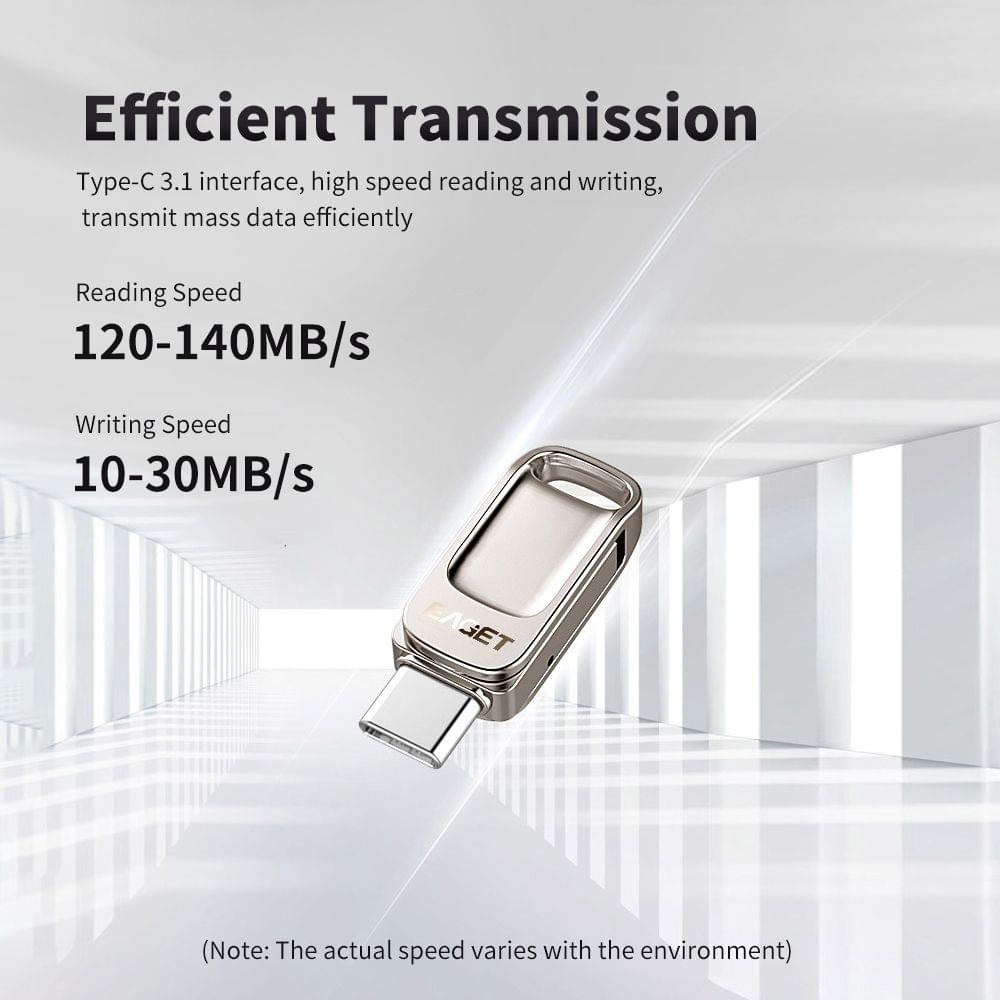 Uniqkart CU31 32GB High Speed Metal USB Flash Drive USB3.0 - 32GB