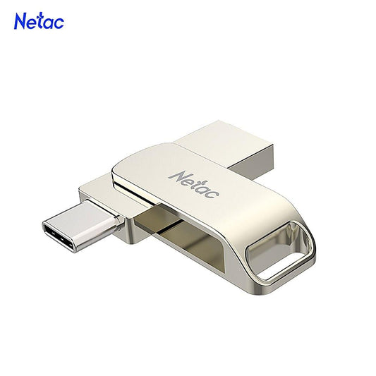Netac U783C Type-C + USB Double Interface Flash Drive Plug & - 64GB
