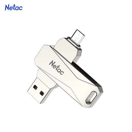 Netac U381 32GB Micro USB + USB Double Interface Flash Drive - 32GB