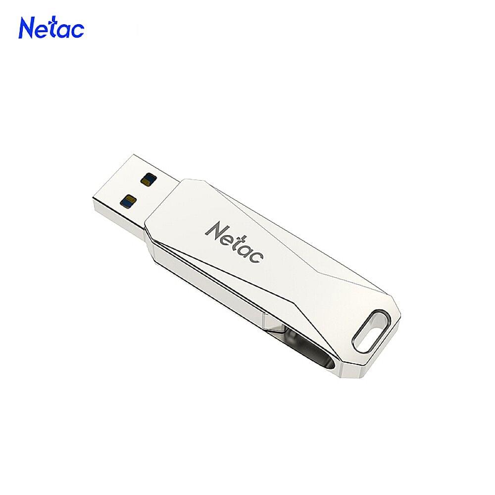 Netac U381 32GB Micro USB + USB Double Interface Flash Drive - 32GB