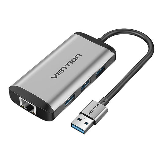 Vention CKBHB 4IN 1 USB HUB USB to 3 * USB 3.0 + RJ45 Port