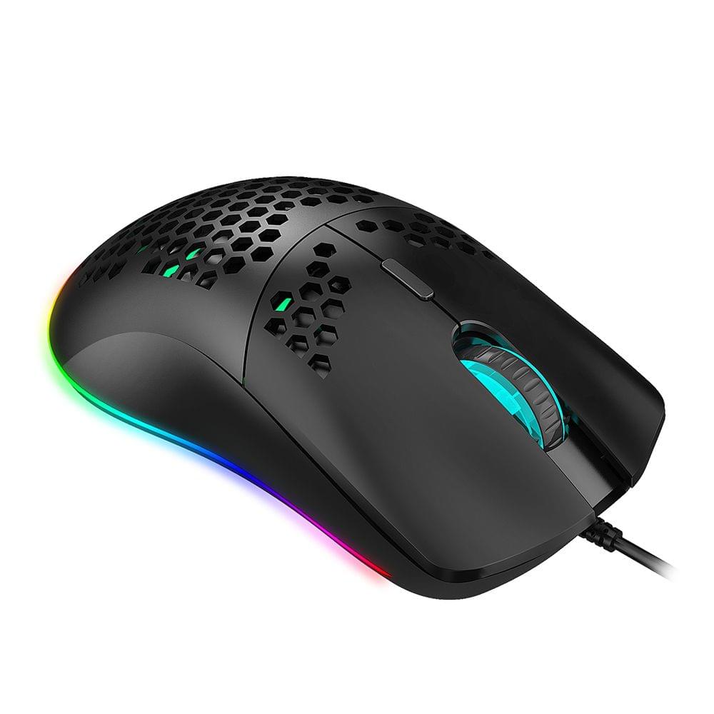 HXSJ J900 USB Wired Gaming Mouse RGB Gaming Mouse with Six