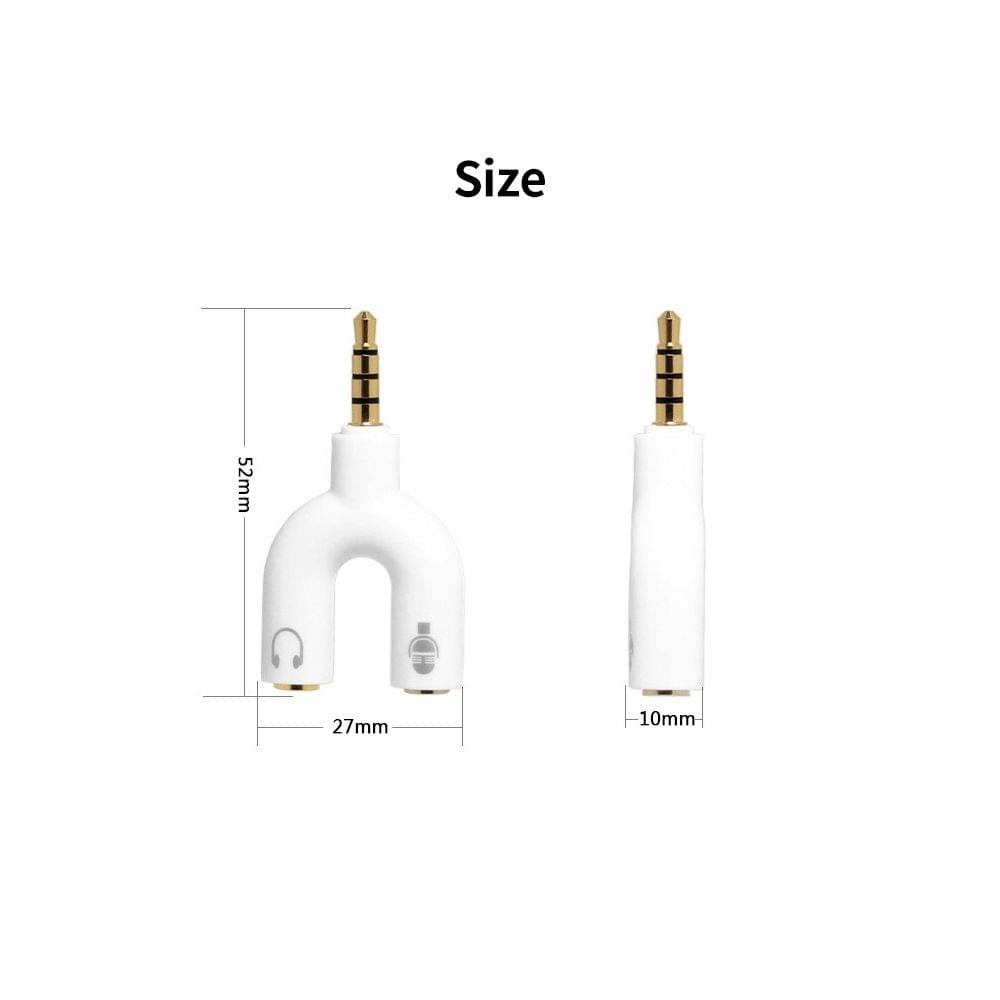 3.5mm Audio Adapter U-type Audio Converter Earphone