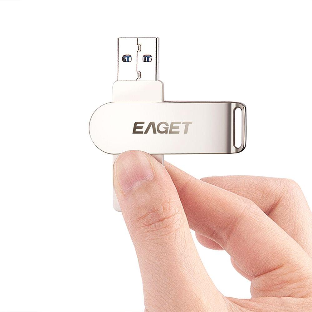Uniqkart F60 USB Flash Drive 128GB Metal U Disk USB3.0 Portable - 128GB