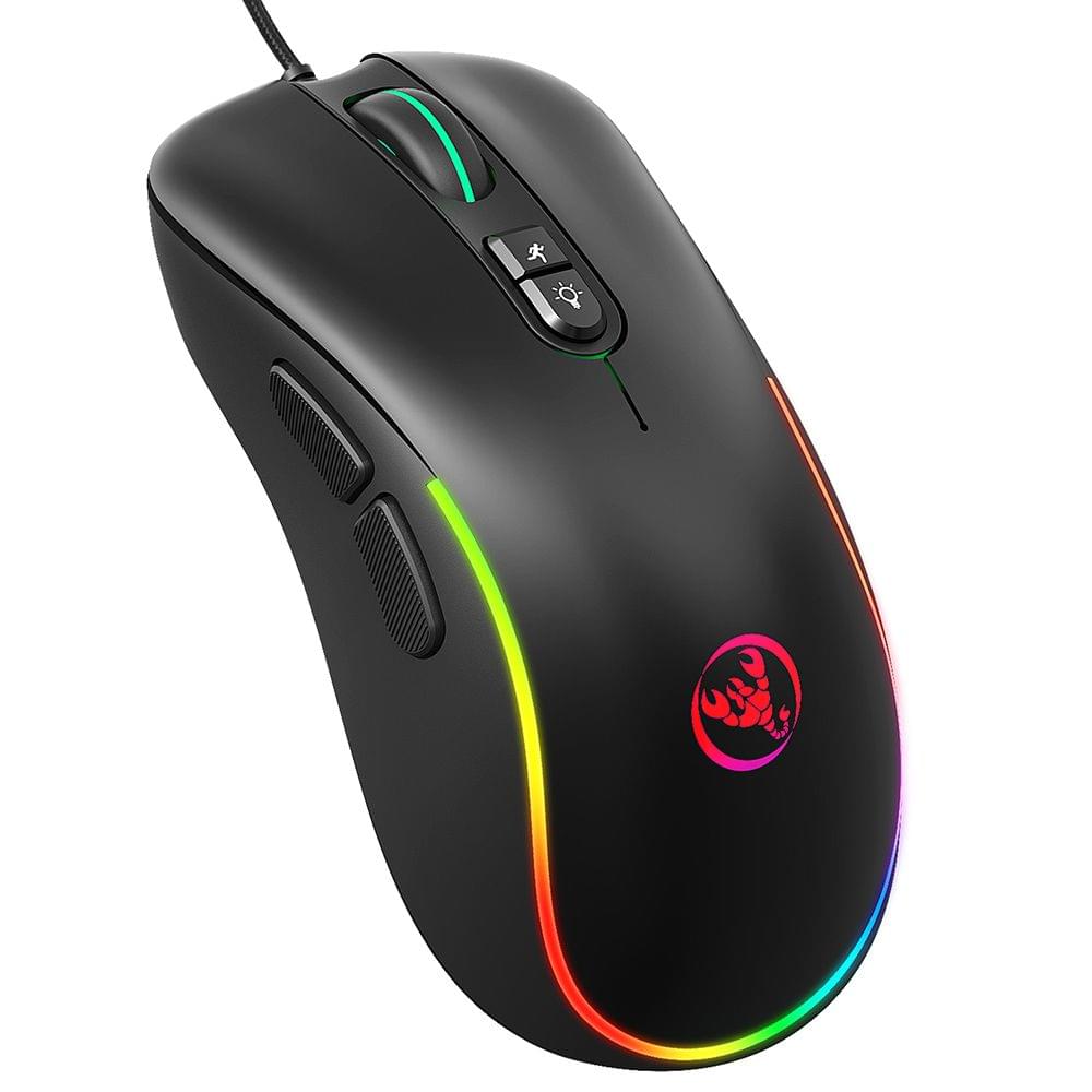 HXSJ J300+V100 Keyboard and Mouse Combo RGB Lighting
