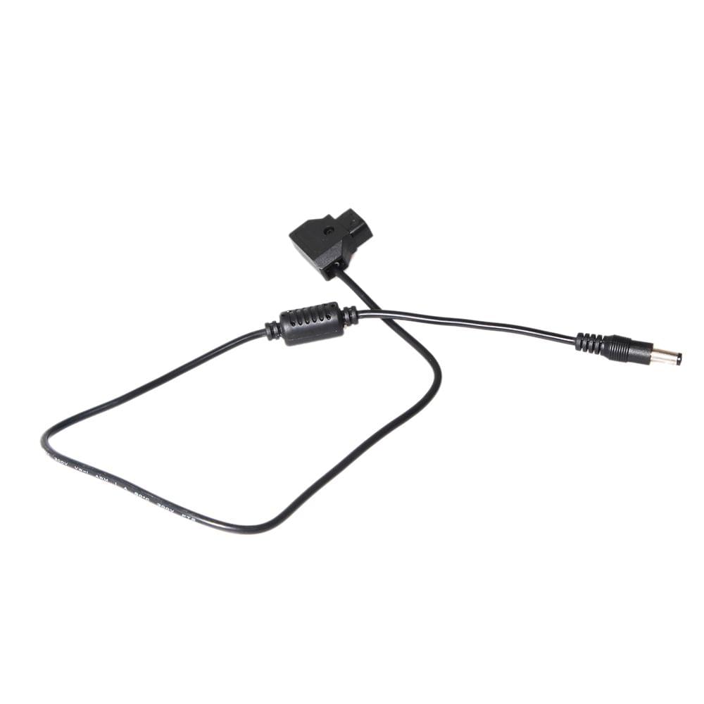 Coiled D-Tap 2Pin Male to DC 5.5*2.5mm Adapter Cable for