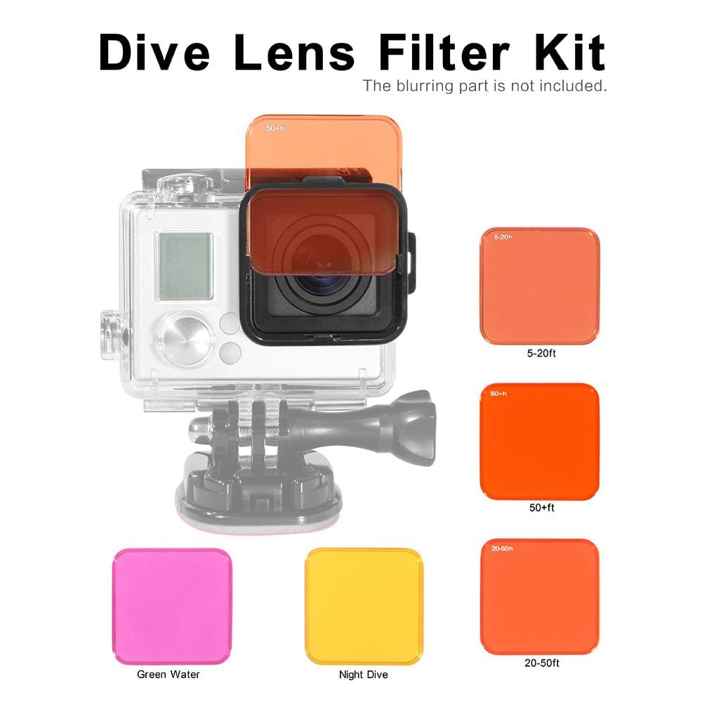 Andoer Professional Switchable Scuba Diving Lens Filter Kit