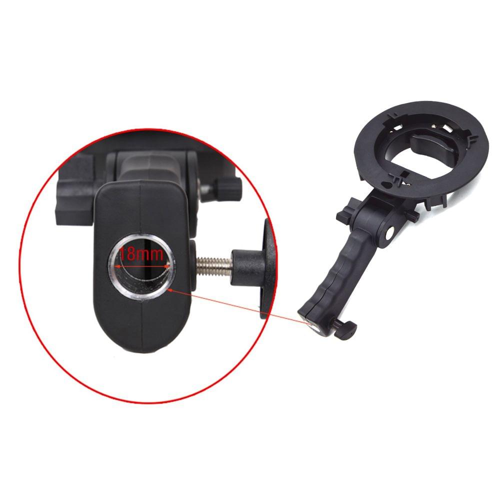 S-shaped Handheld Grip Portable Bowens Mount Speedlight