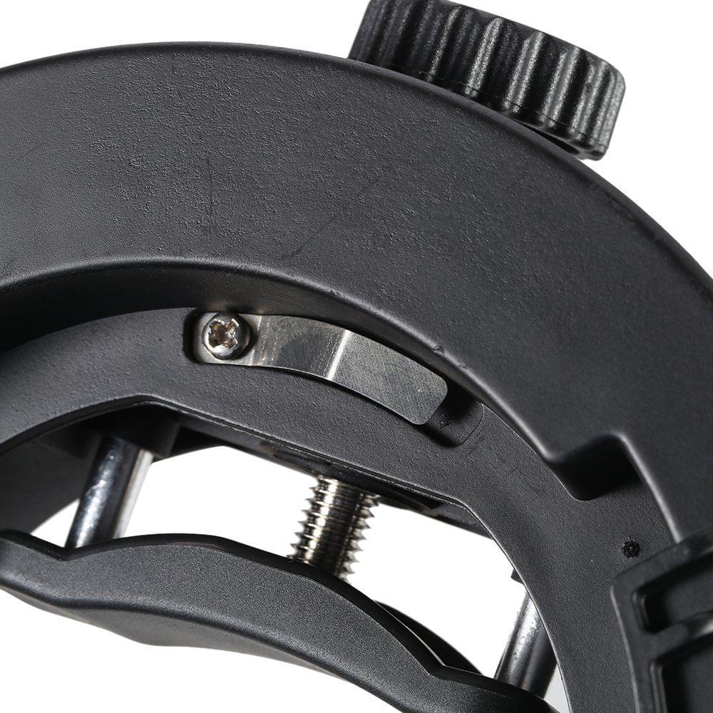 S-shaped Handheld Grip Portable Bowens Mount Speedlight
