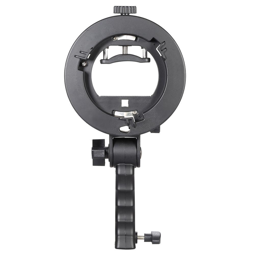 S-shaped Handheld Grip Portable Bowens Mount Speedlight