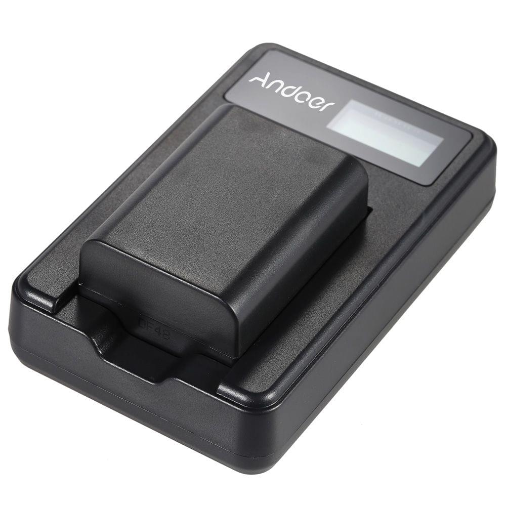 Andoer NP-FW50 2 Pack 7.4V 1500mAh Rechargeable Li-ion - 1