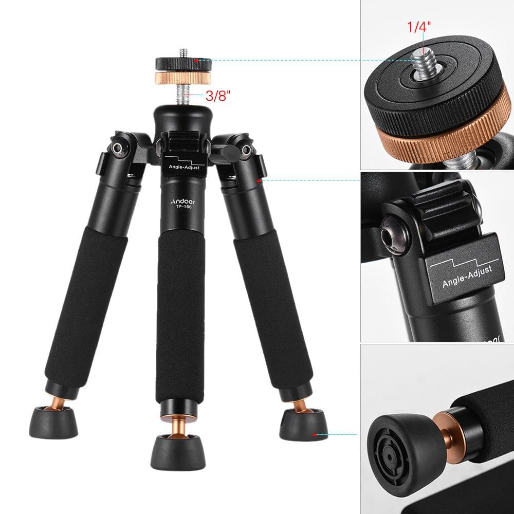 Andoer TP-166 Portable Tabletop Desktop Macro Mini Aluminum