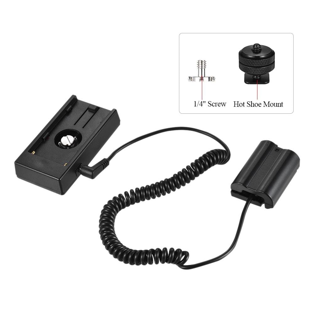 Andoer NP-F970 to EN-EL15 Dummy Battery Plate Mount Adapter - EN-EL15