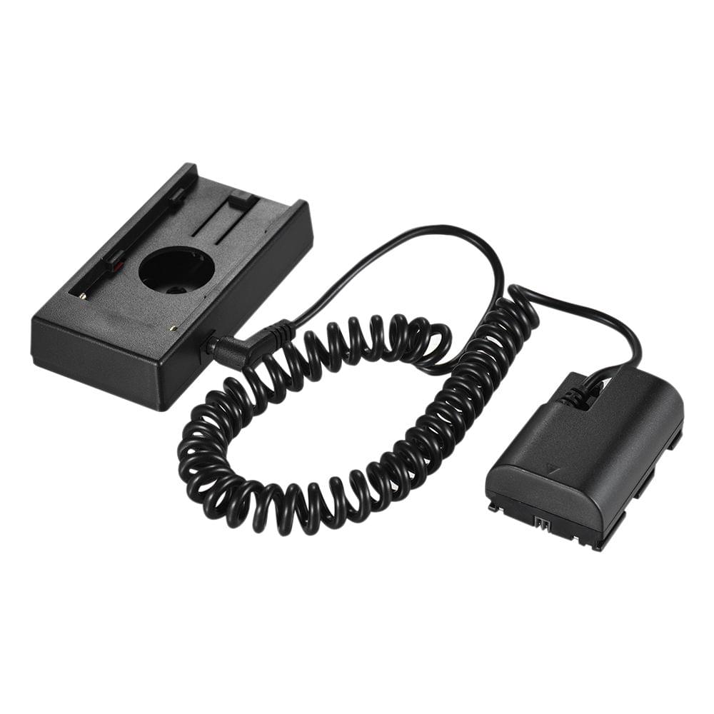 Andoer NP-F970 to LP-E6 Dummy Battery Plate Mount Adapter - LP-E6