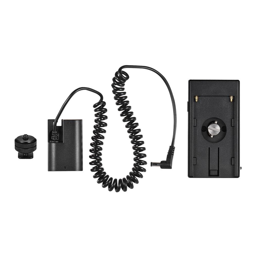 Andoer NP-F970 to LP-E6 Dummy Battery Plate Mount Adapter - LP-E6