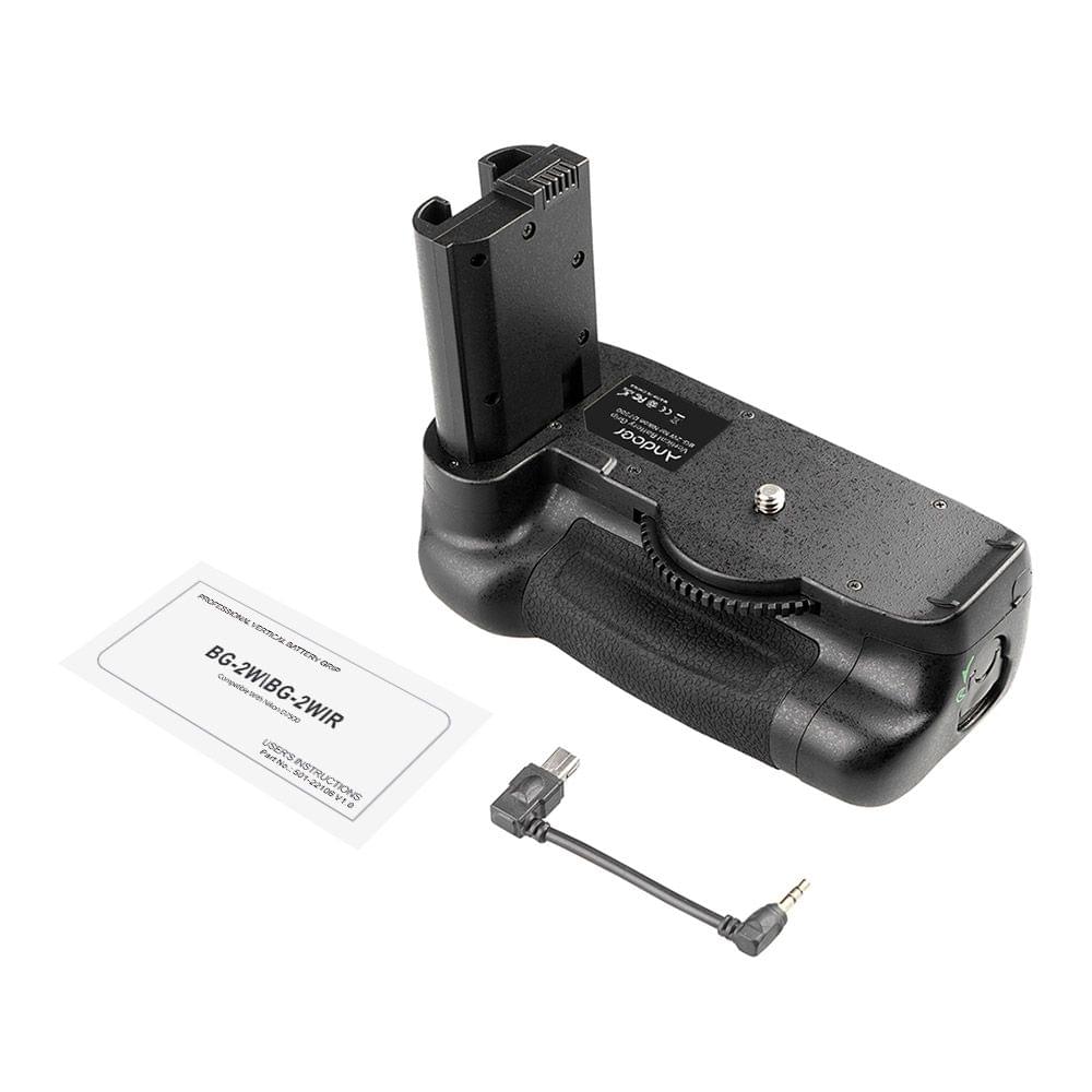 Andoer BG-2W Vertical Battery Grip Holder for Nikon D7500