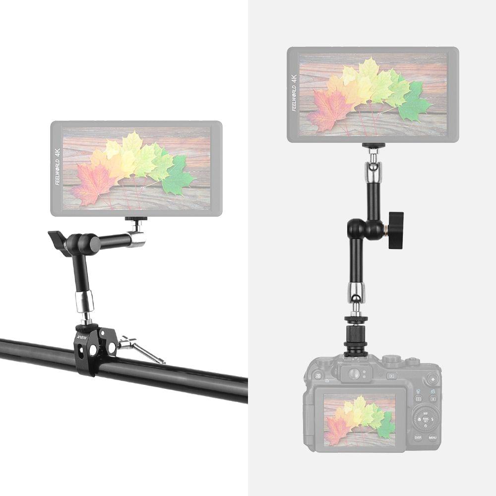 Andoer 7" Stainless Steel Articulating Friction Arm with - 7inch