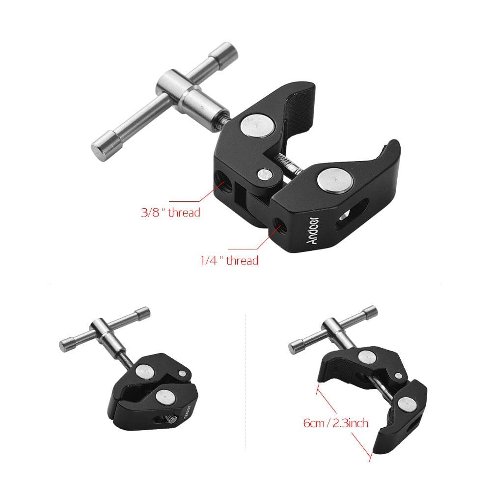 Andoer 7" Stainless Steel Articulating Friction Arm with - 7inch