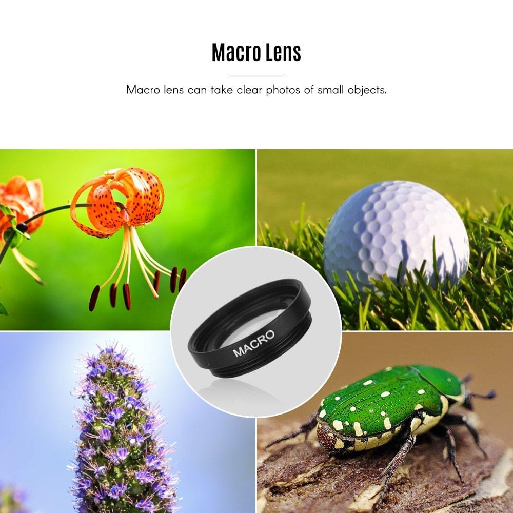 Universal Clip Lens Kit 180? Mobile Phone Fisheye Lens 0.67?