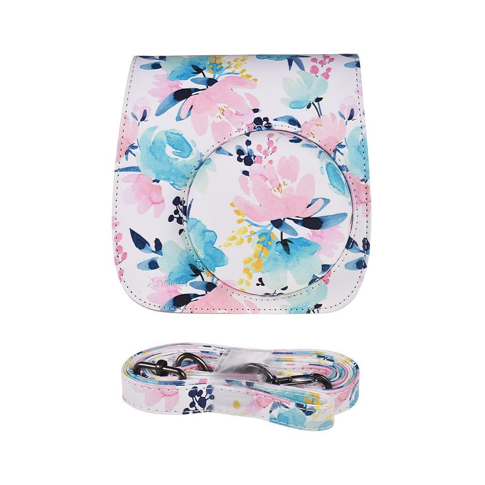 Andoer Camera Case Protective PU Leather Bag with Strap