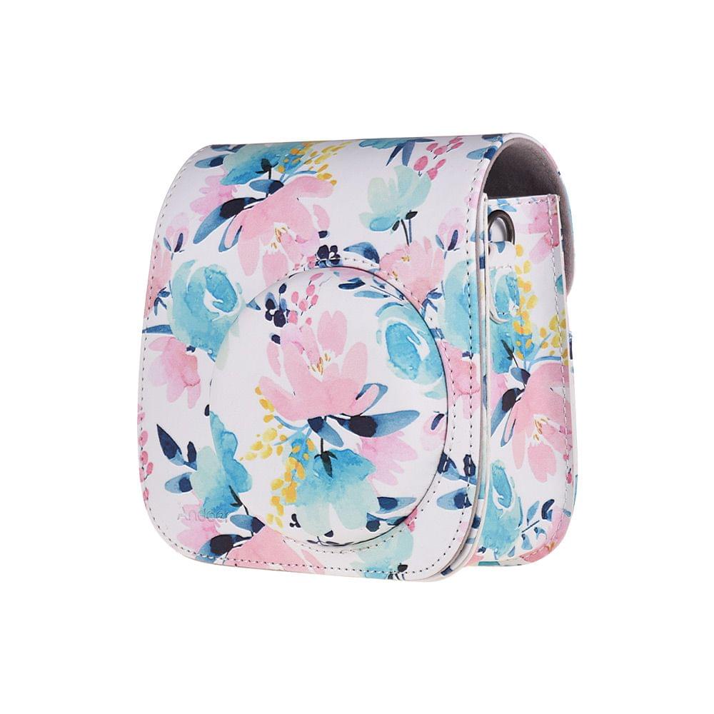 Andoer Camera Case Protective PU Leather Bag with Strap