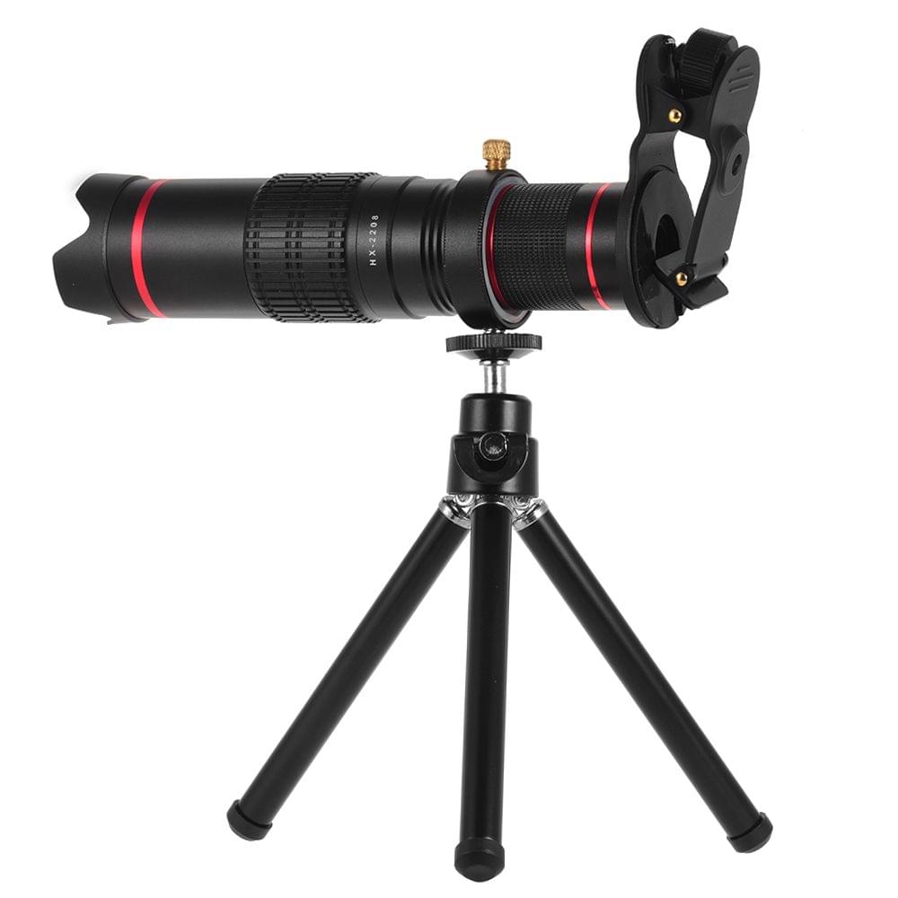 Portable Clip-on Phone Camera Lens Kit 22X Zoom Telephoto