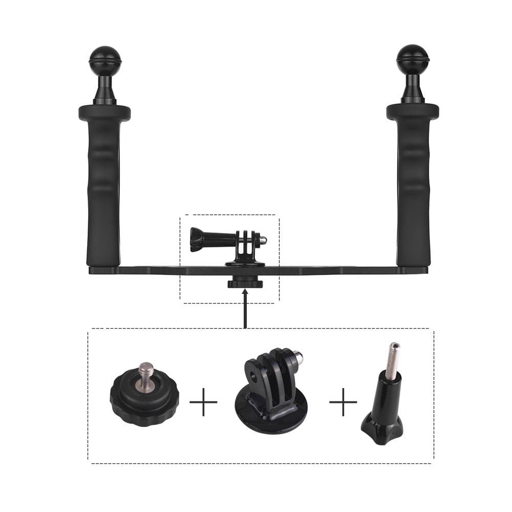 Assembled Aluminum Alloy Diving Handle Tray Bracket Dual