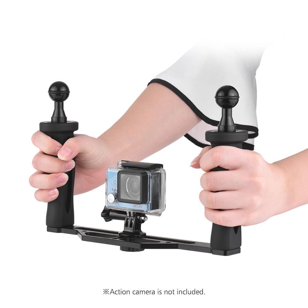 Assembled Aluminum Alloy Diving Handle Tray Bracket Dual