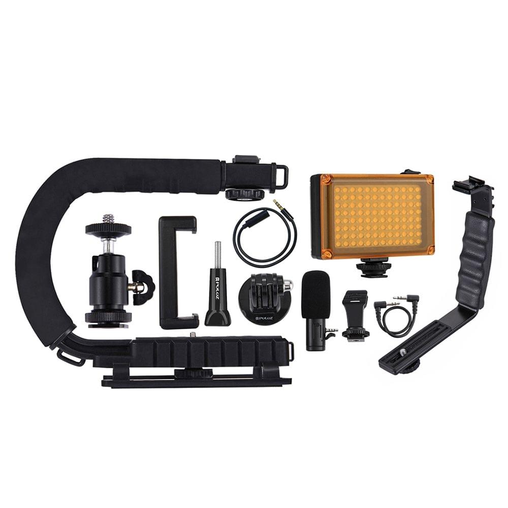 PULUZ U-shaped Portable C-frame Frame Set with Microphone +
