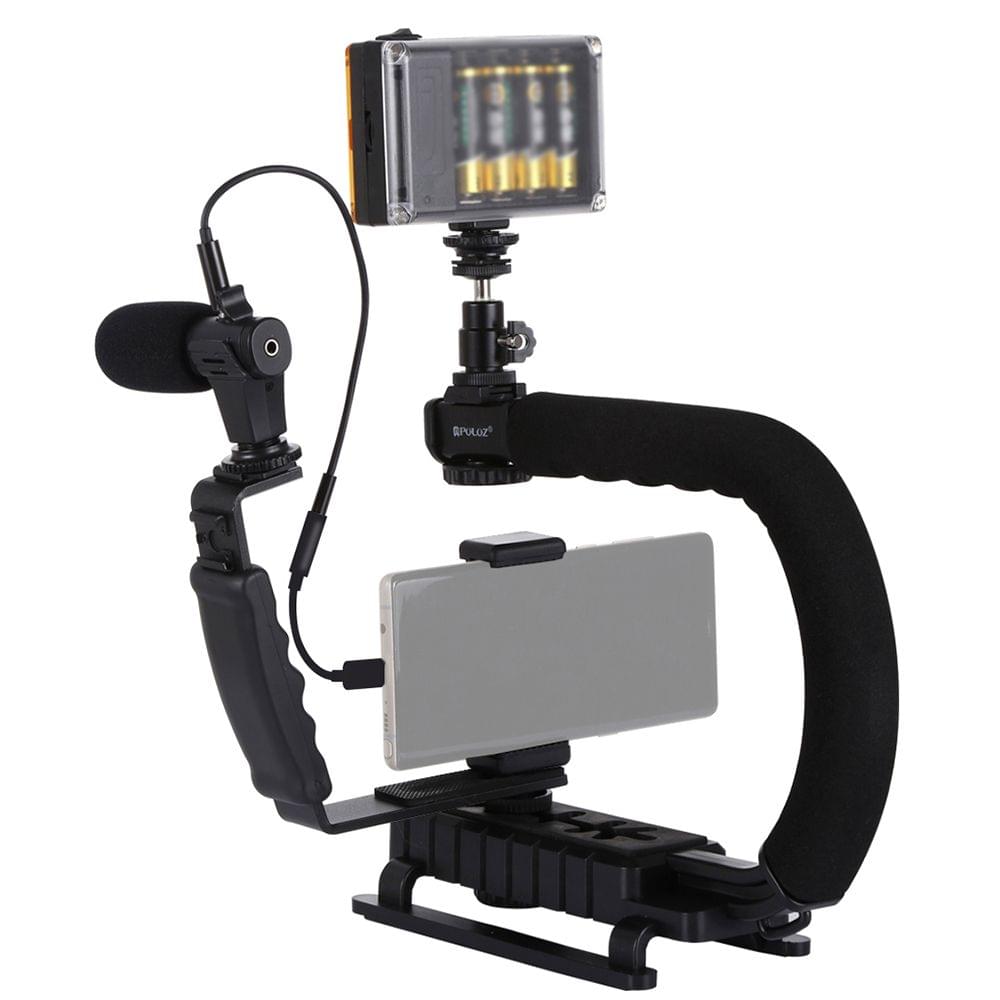 PULUZ U-shaped Portable C-frame Frame Set with Microphone +