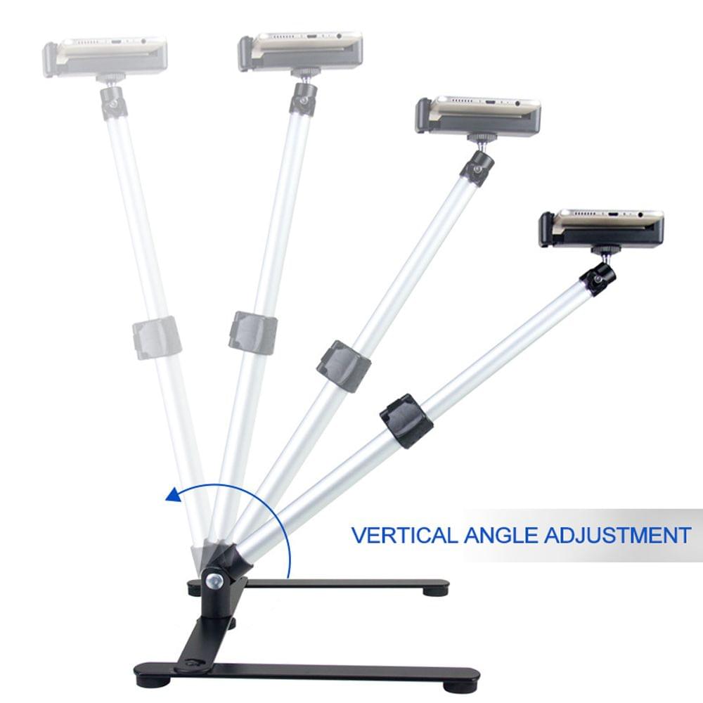Photography Adjustable Table Stand Set Mini Monopod with - without phone clip