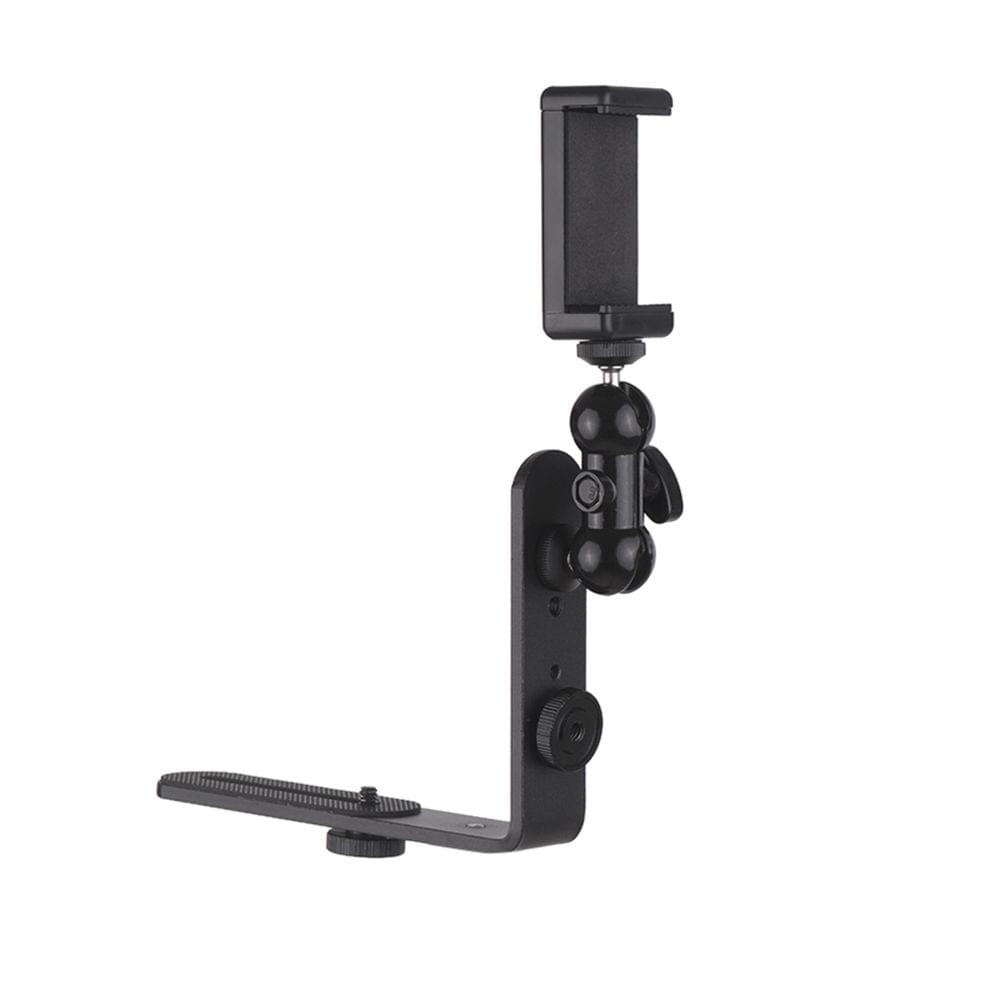Vertical L-Shape Bracket Camera Stand + Flexible Smartphone