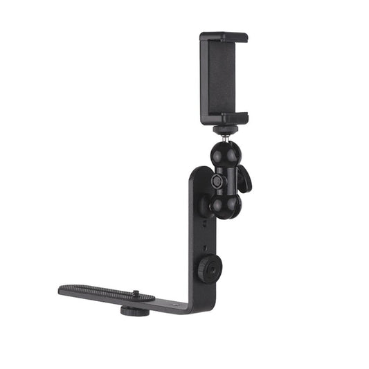 Vertical L-Shape Bracket Camera Stand + Flexible Smartphone