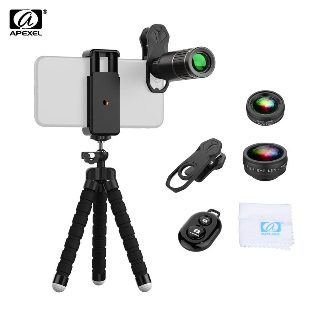 Uniqkart APL-JS16XBZJ5 Multifunction 4in1 Phone Lens Kit 16X