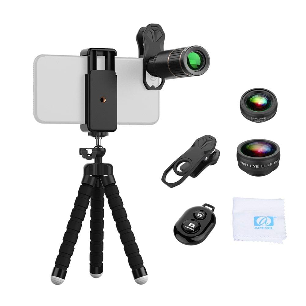 Uniqkart APL-JS16XBZJ5 Multifunction 4in1 Phone Lens Kit 16X