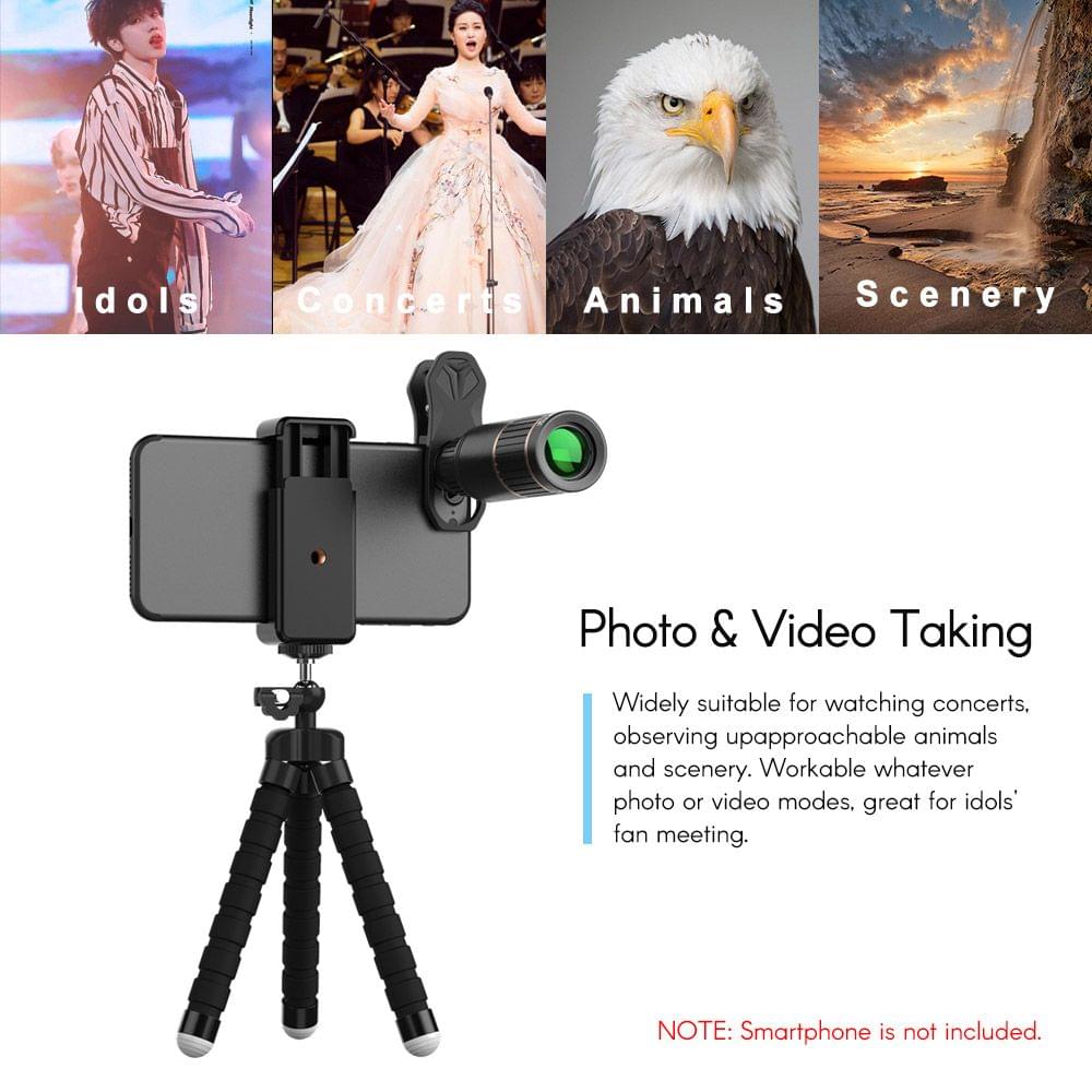Uniqkart APL-JS16XBZJ5 Multifunction 4in1 Phone Lens Kit 16X