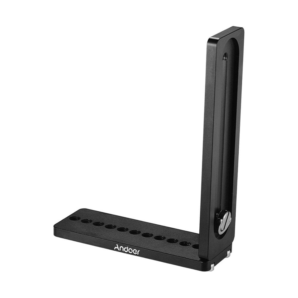 Andoer Aluminium Alloy Universal L-Shape Plate Bracket