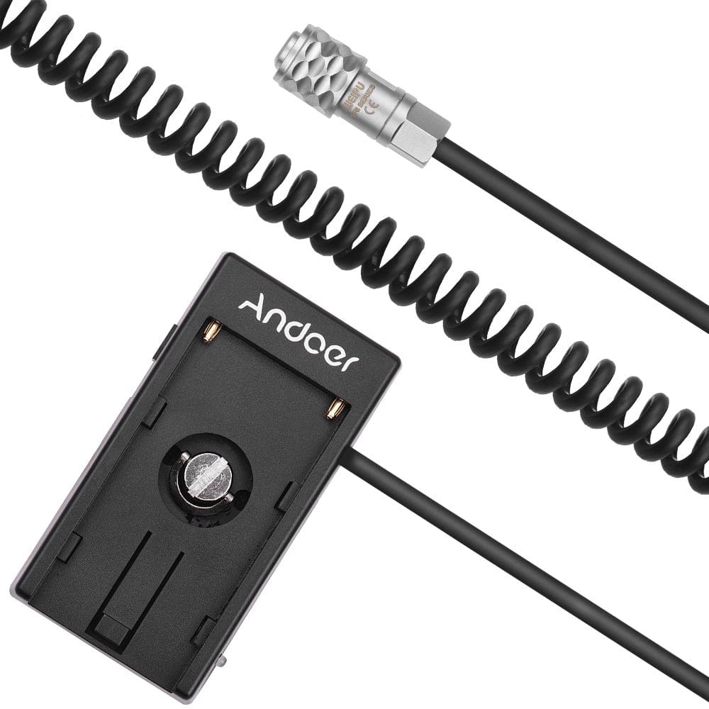 Andoer Blackmagic Cinema Camera BMPCC 4K Power Supply Mount - Spring Wire
