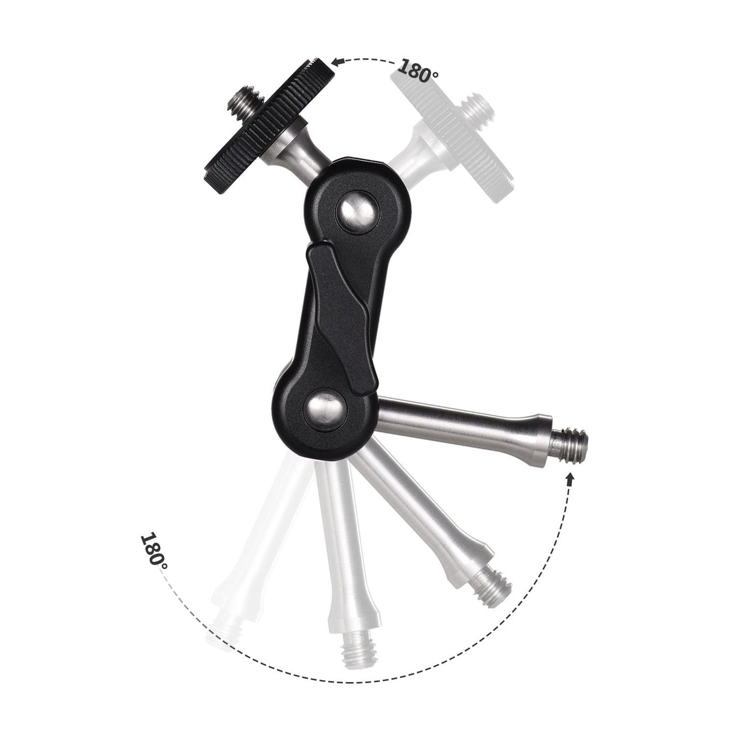 Multi-functional Dual Ball Head Mount Adapter
