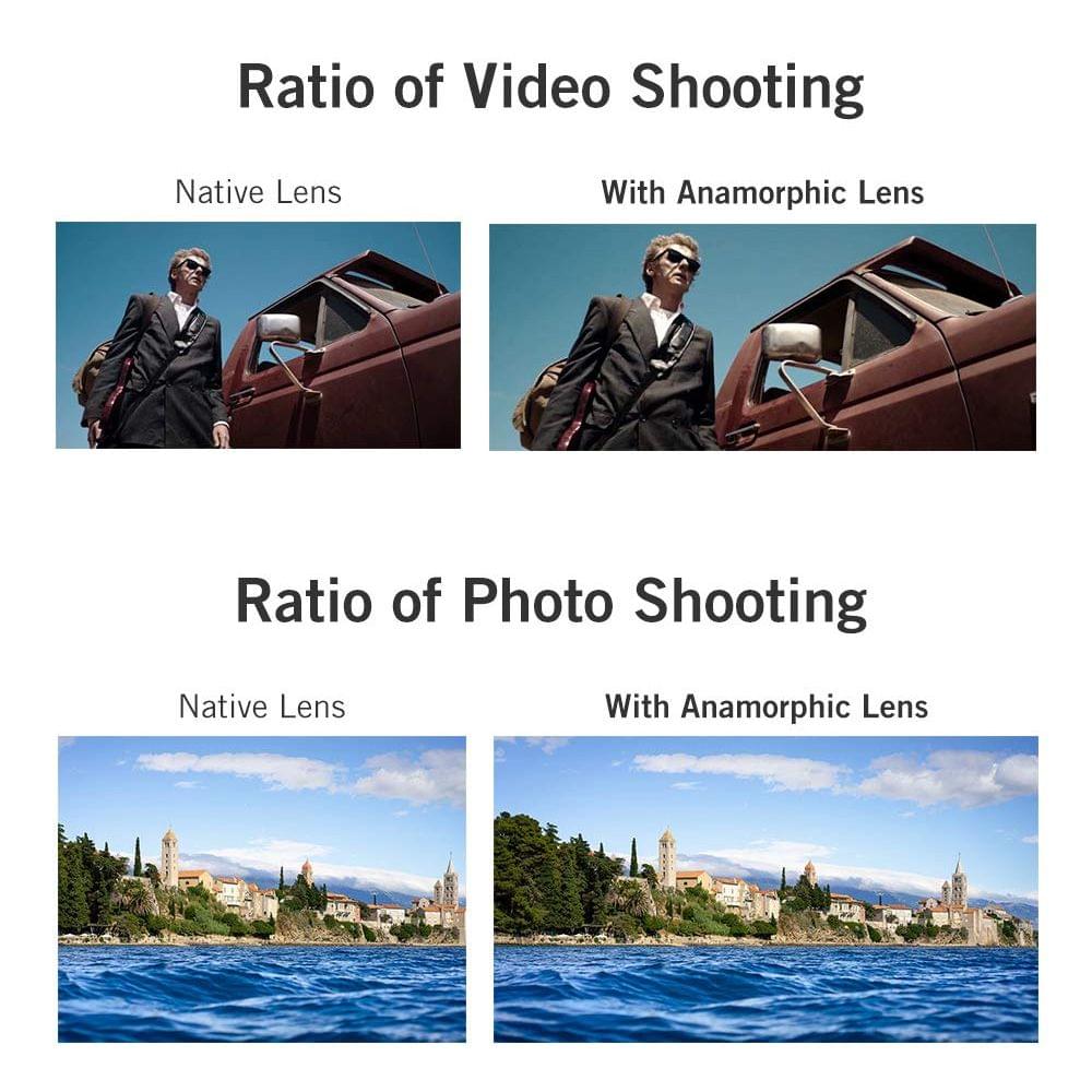 Apexel APL-PRAN-UC 1.33X Deformation Mobile Anamorphic Lens