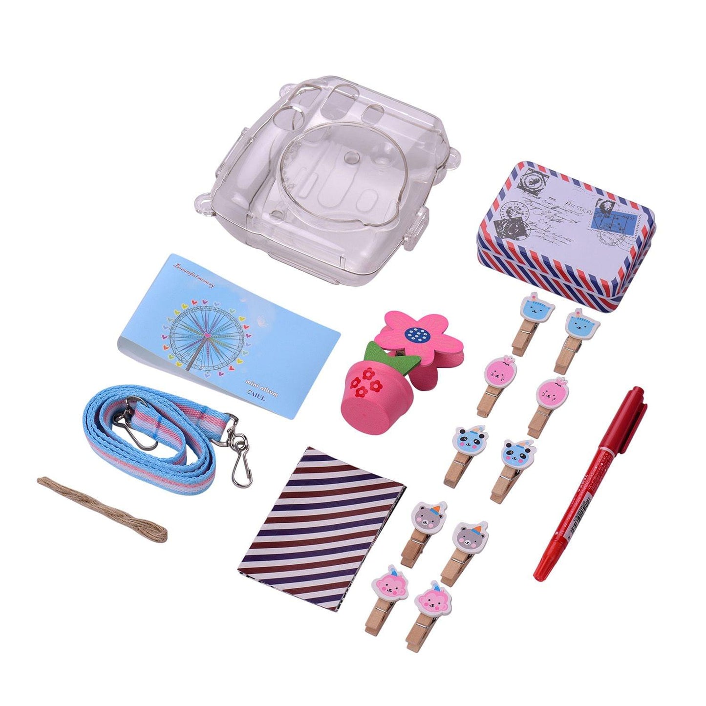8-in-1 Instant Camera Accessories Bundle Kit for Fujifilm