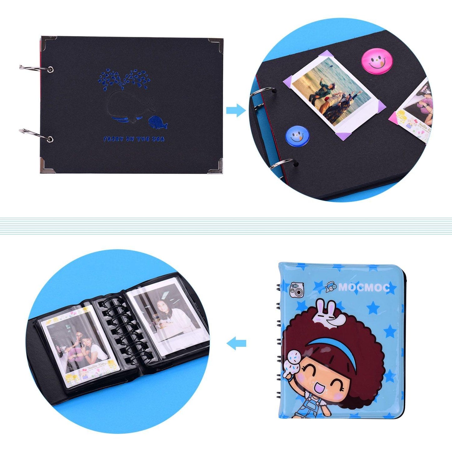 9-in-1 Instant Camera Accessories Bundle Kit for Fujifilm