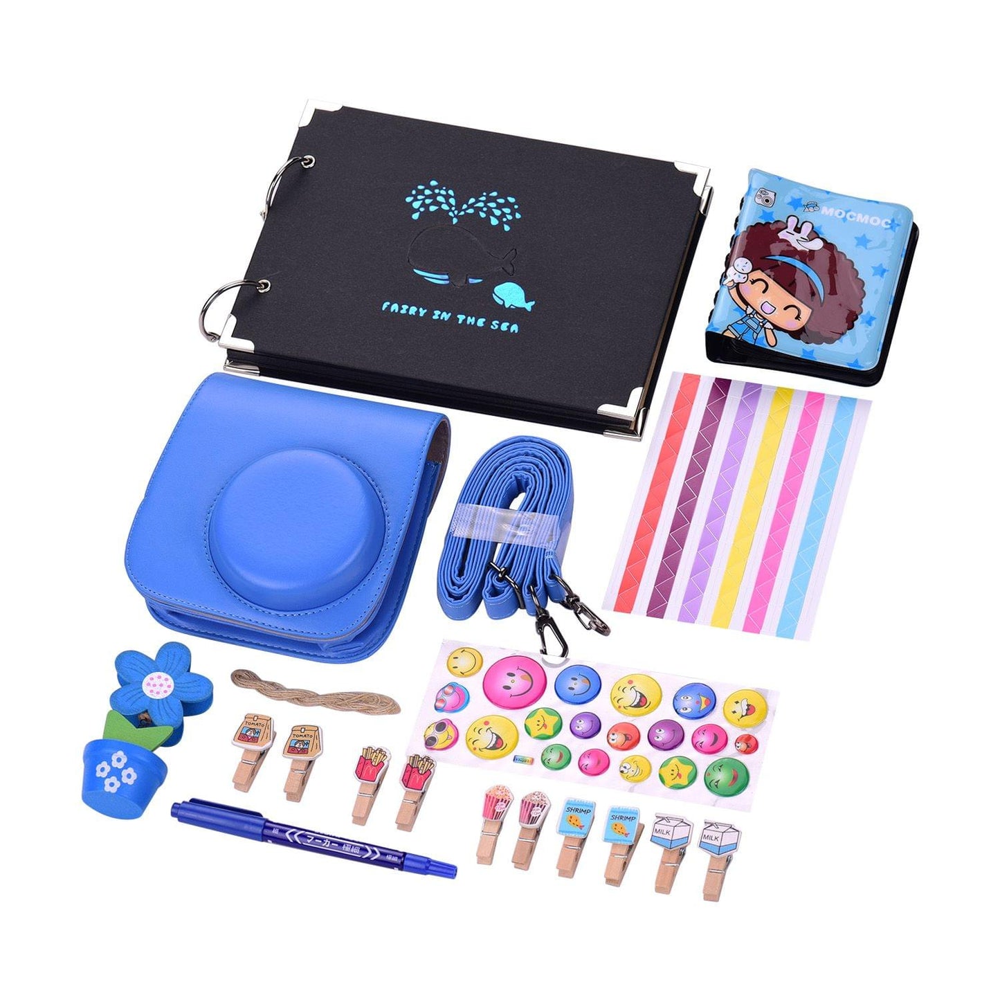 9-in-1 Instant Camera Accessories Bundle Kit for Fujifilm