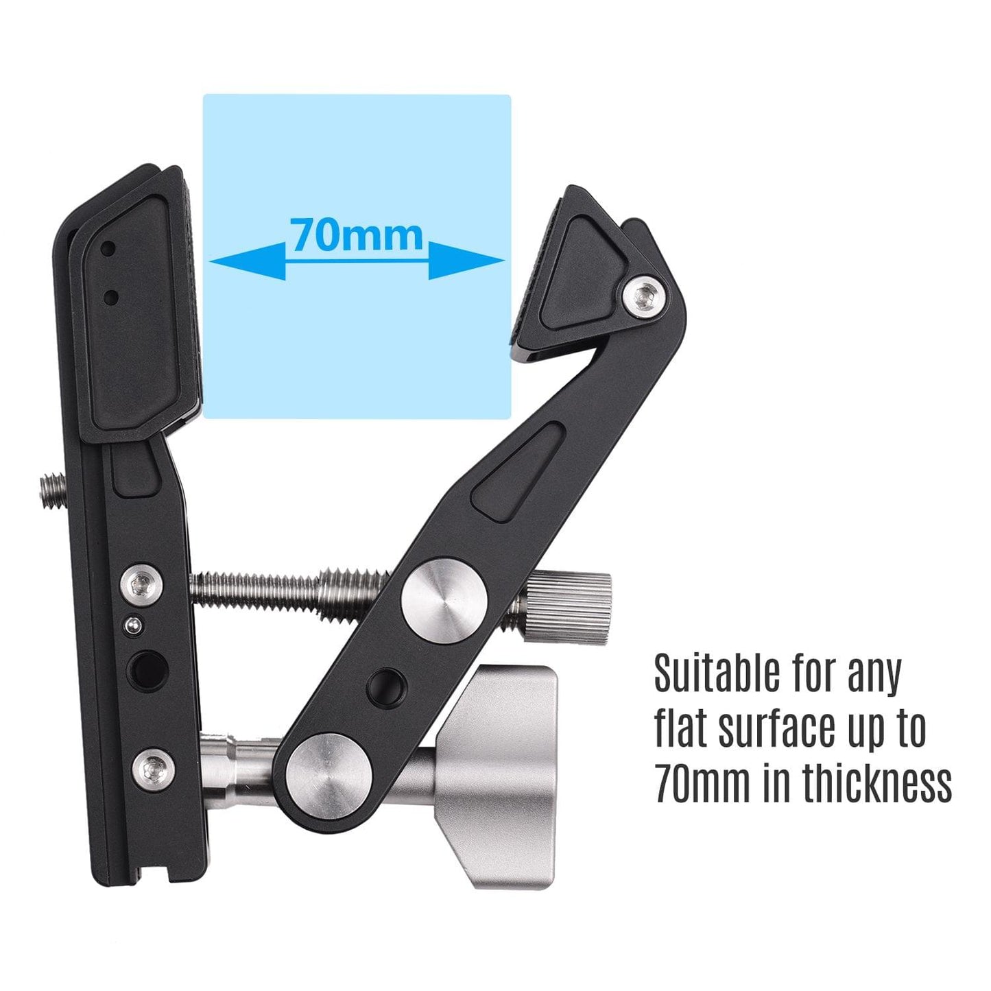 Andoer TC-90 Heavy Duty Clamp Mount Photography Bracket