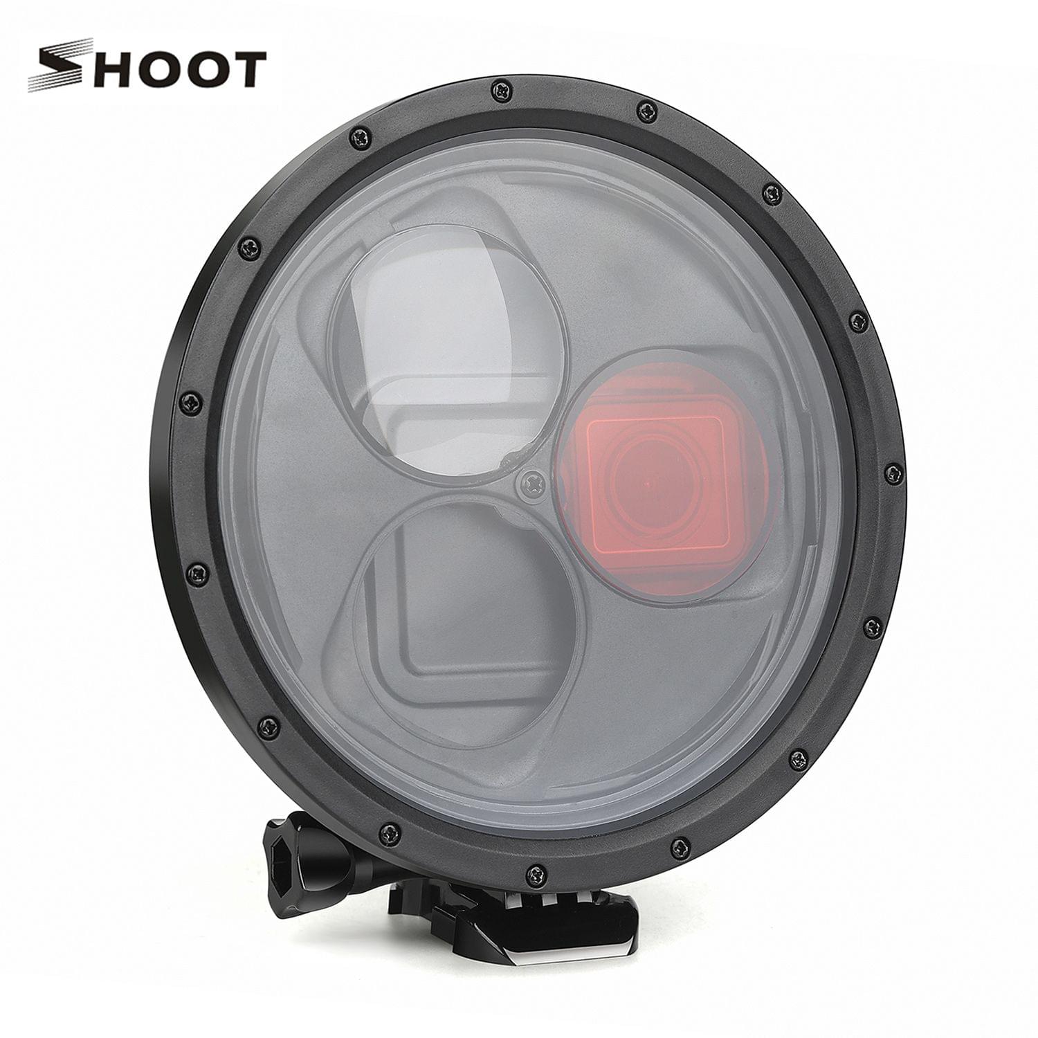 SHOOT Waterproof Dome Port Diving Housing Case with 10x