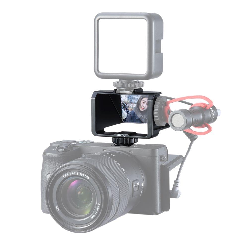 UURig Vlog Selfie Flip Screen with Cold Shoe for Mirrorless