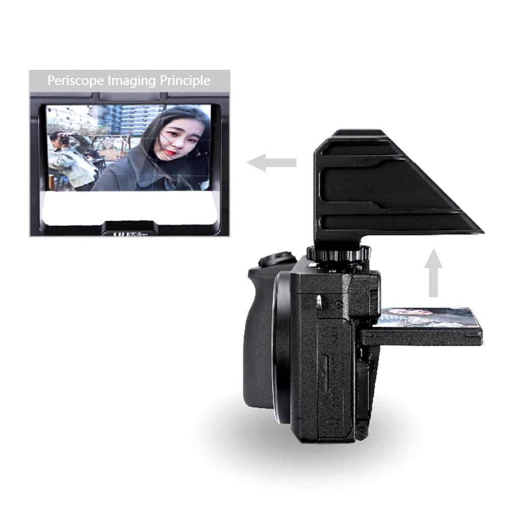 UURig Vlog Selfie Flip Screen with Cold Shoe for Mirrorless