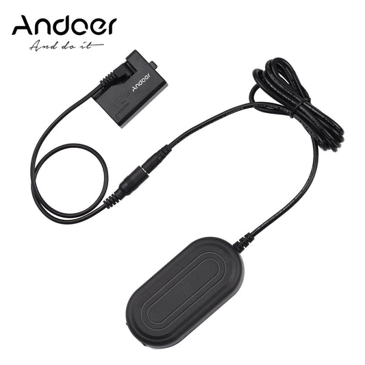 Andoer ACK-E10 AC Power Adapter Dummy Battery Coupler - EU Plug